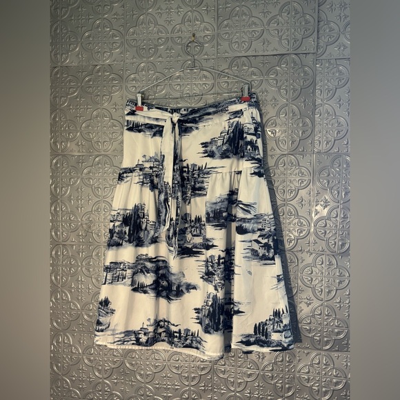Deja Bleu Premium Multi Colored Pleated Midi Skirt Size XL Plus Size - Picture 1 of 5